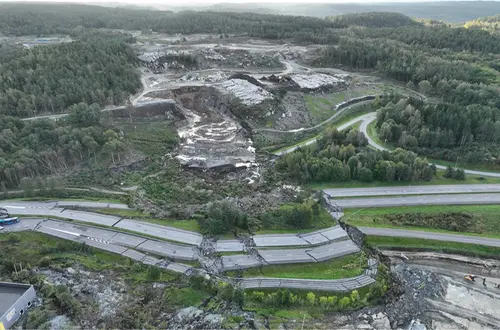 Jordskedet vid E6:an